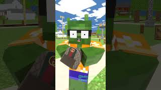 Blind Fake Baby zombie 😂😂 monster school minecraft shorts funny [upl. by Anes]