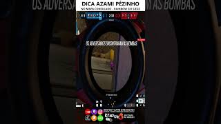 DICA AZAMI PÉZINHO NO MAPA CONSULADO  RAINBOW SIX SIEGE rainbowsixsiege r6 r6siege r6s r6ps4 [upl. by Naihtsirc]