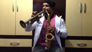 Tocando Asa Branca com Sax na 1ª voz e Trompete na 2ª juntos  GABRIEL BOELTER [upl. by Nickles]