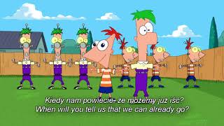 FHD PL Phineas and Ferb  Phinedroids and Ferbots Polish version with lyrics and translation [upl. by Calva434]