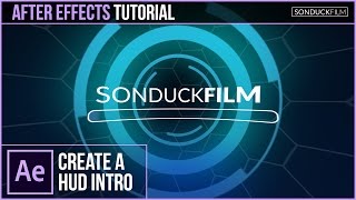 After Effects Tutorial HUD INTRO amp Fake 3D Easily [upl. by Atiekahs]