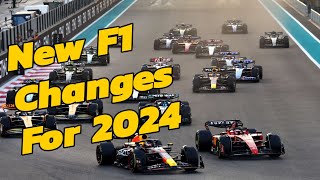 New F1 Changes For 2024 Season [upl. by Odie]