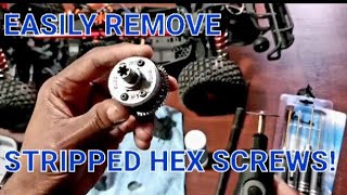 How to Remove a Stripped 2mm Hex Screw Easy [upl. by Hadnama]