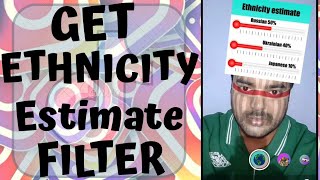 Ethnicity Estimate Instagram Filter How To Get On Instagram [upl. by Karol952]