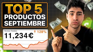 TOP 5 PRODUCTOS GANADORES DROPSHIPPING SEPTIEMBRE 2024 [upl. by Sucramel135]