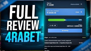 4rabet India bookmaker review🎰 Best betting site in India [upl. by Suiradal933]