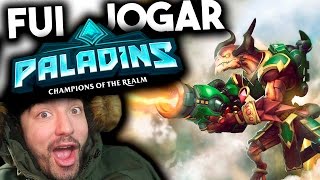 FUI JOGAR PALADINS E ADOREI  GRÁTIS [upl. by Notterb]