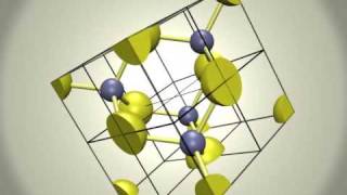 ZincBlende Sphalerite Lattice or ZincIron Sulfide Lattice [upl. by Eleonora]