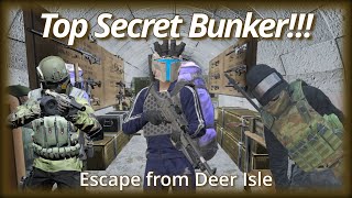 We Build a TopSecret Bunker Base Escape from Deer Isle DayZ [upl. by Ennywg]