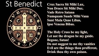 THE POWERFUL EXORCISM PRAYER OF SAINT BENEDICT The powerful exorcism prayer of St Benedict [upl. by Analim]