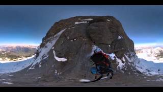 360 Camera  Eiger North Face – Hinterstoisser Traverse [upl. by Ku]