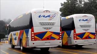 CARAVANA de 30 AUTOBUSES IRIZAR i5 para Línea VÍA [upl. by Brnaba]