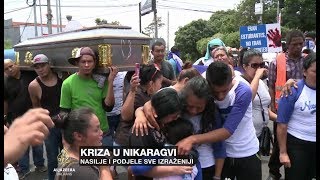 Nasilje i podjele sve izraženiji u Nikaragvi [upl. by Anelac]