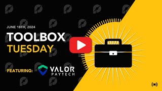 Toolbox Tuesday  Valor PayTech [upl. by Atikihs]