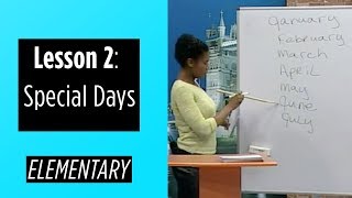 Elementary Levels  Lesson 2 Special Days [upl. by Ivek357]