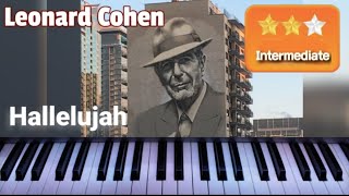 Hallelujah  Leonard Cohen  Piano Tutorial [upl. by Afesoj290]