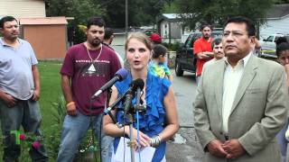 Holly Acres press conference on Woodbridge VA flood victims [upl. by Htes878]