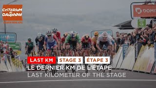 Dauphiné 2022  Stage 3  Last KM [upl. by Ahsinhoj]