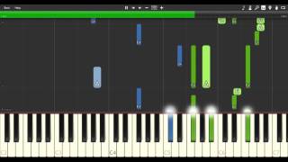 bottlefairyshikiutabinzumeyousei  Synthesia Piano cover [upl. by Tips]