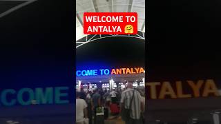 WELCOME 🤗 antalya airport travel planespotting turkey türkiye antalyaairport konyaaltı fyp [upl. by Ralyt1]