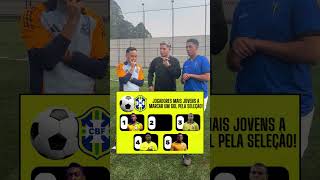 Jogadores mais jovens a marcar um gol pela Seleção futebol selecaobrasileira copadomundo gols [upl. by Abdulla]