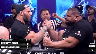 Denis Cyplenkov vs Levan Saginashvili Armwrestling [upl. by Ihana125]