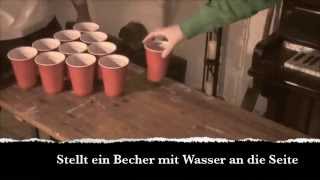 Wie spiele Ich Beer Pong  Deutsche Anleitung  Bier Pong [upl. by Enilarak804]