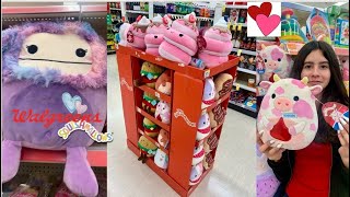 NEW 2024 Valentines Day SQUISHMALLOWS at Walgreens Bigfoots cows and more [upl. by Anauq971]