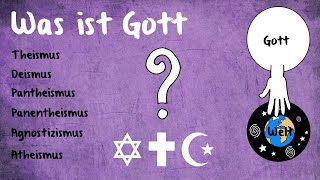 Was ist Gott Theismus Pantheismus Agnostizismus [upl. by Eilsel]