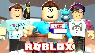 GOING TO YOUTUBE SCHOOL IN ROBLOX  MicroGuardian [upl. by Maroney]