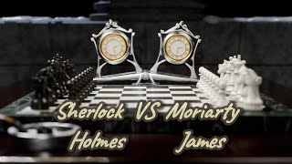 Epic Chess Animation in Blender Sherlock Holmes vs Moriarty [upl. by Winola]