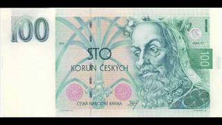 České bankovky  Czech banknotes  billetes 1993 [upl. by Aay]