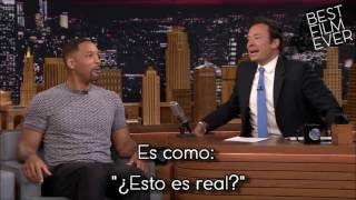 Will Smith reacciona al ver a Batman en Suicide Squad [upl. by Emilia648]