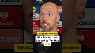 Erik ten Hag has revealed the REASON why he hooked Marcus Rashford off at halftime vs Portoshorts [upl. by Adnat433]