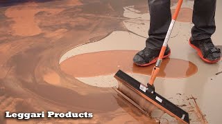 Designer Epoxy Resin Flooring Installation  Full Tutorial Step By Step Explained [upl. by Sandeep]