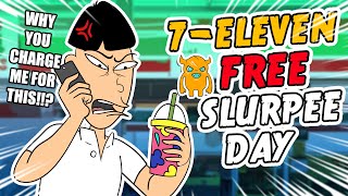 7Eleven Free Slurpee Day Prank Buk Lau [upl. by Mckale]