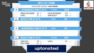 Rothley Park CC 1st XI v Loughborough Town CC 1st XI [upl. by Klump]