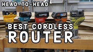 Best Cordless Router  Head To Head [upl. by Analart]