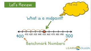 Round to the nearest hundred using a number line [upl. by Scharf467]