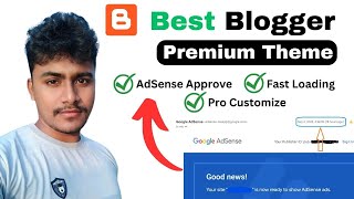 Premium Blogger Theme Pro Customize  Best Blogger Template For AdSense Approval 2023 [upl. by Nagorb]