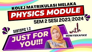 SP025 SUBTOPIC 12 PART 2  Electric Field  Matriculation Physics Sem 2 2324 [upl. by Inram55]