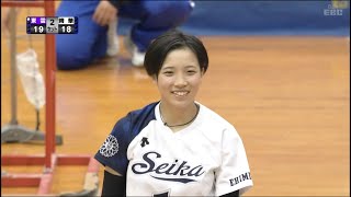 【春の高校バレー愛媛県予選2022】女子決勝 松山東雲高校vs今治精華高校 [upl. by Yllor]