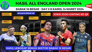 Gregoria Jonatan dan Ginting lolos ke Quarter Final All England 2024 [upl. by Tormoria]