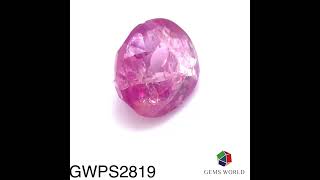 GWPS2819 Natural Pink Sapphire gemstone [upl. by Leinoto]