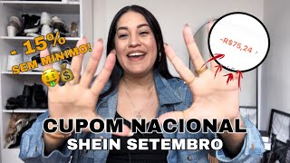 NOVO CUPOM NACIONAL DA SHEIN SEM VALOR MÍNIMO [upl. by Vastha]