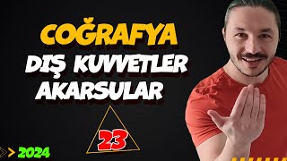 🌍DIŞ KUVVETLER AKARSULAR🔴 39 Günde TYT Coğrafya Kampı23 🟡 10sınıf coğrafya Kampı5📌2025 [upl. by Namyaw351]