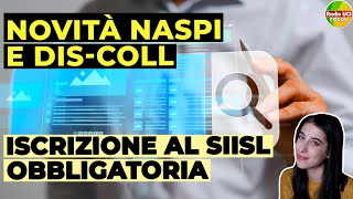 NASpI e DISCOLL Novità 2024 Arriva liscrizione obbligatoria al SIISL💻 [upl. by Enialb]