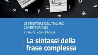 La Sintassi Della Frase Complessa GRAMMATICA ANALISI DEL PERIODO [upl. by Atikehs]