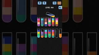 Water Color Sort Level 198 Walkthrough Solution iOSAndroid [upl. by Mukund144]