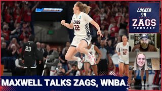 Brynna Maxwell discusses getting picked by Chicago Sky in WNBA draft and Gonzagas dominant season [upl. by Allyn]